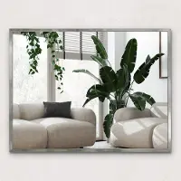 Wallfluent Grote Badkamerspiegel - Moderne Spiegel - Wandspiegel - Decoratieve Spiegel 80x60 cm