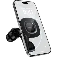 Hoco H99 Magnetische Telefoonhouder Auto - Hoofdsteun Houder voor Achterbank - Stevige Magneet - Geschikt voor Alle Smartphones - Zwart