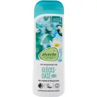 Alverde Naturkosmetik Douchegel Glücksoase | 1x 250 ml - Biologische Wilg & Waterlelie - Vegan formule | Limited Edition 2026