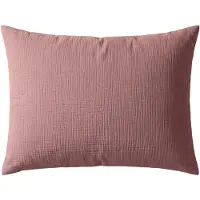 Zelesta Deluxe Katoen Mousseline Kussensloop Set Van 2 - Oudroze 80x80cm