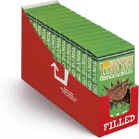 Tony's Chocolonely - Gevulde Chocolade Reep - Filled Melk Praline Hazelnoot Crunch - 127 Gram - Fairtrade Belgische Chocola - Bulk verpakking - 15 stuks x 127 gram