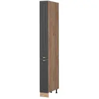 Vicco Apotheekkast Fame-Line, Anthrazit-Gold Landhaus/Goudkleurig Eiken, 20 cm