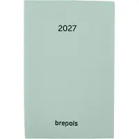 Brepols agenda 2027 - TRADE [0.814] - SUNRISE - Zakagenda - 1 dag op 1 pagina - Dagoverzicht - Groen - 7.7 x 12 cm/Klein formaat!!