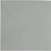 Netuno Gladde grijze enveloppen 12 - 153 x 153 mm - 25 stuks - NK natgelijmde - 120 gram - Keaykolour -