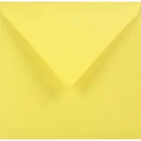 Netuno Gladde gele enveloppen A5 - 153 x 153 mm - 25 stuks - NK natgelijmde - 115 gram - Sirio Color -