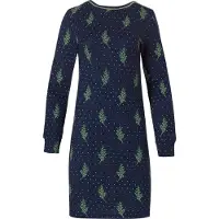 Pastunette Deluxe - Jade - Nachthemd - Blauw/Groen - Maat 36