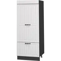 Vicco Opbergkast Fame-Line, Wit Landhuis/Antraciet, 60 cm