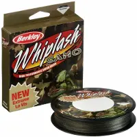 Berkley Whiplash Camo - Gevlochten Lijn - Dyneena Vislijn - Visdraad - 0,12mm 16,70kg 110m