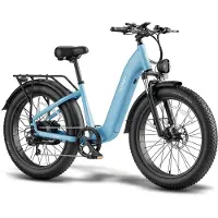Fafrees F26 Rover Full-Size All-Terrain E-Bike – 48V 20Ah Accu, 95km Bereik, 55Nm Koppel, 26"x4.0" Vetbanden-Blauw