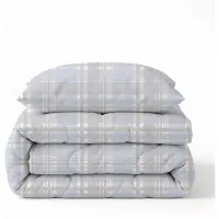 Sleeptime Lazy dekbed zonder overtrek Lilou incl. kussensloop - blauw - 140x220