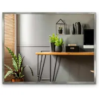 Tulup Grote Badkamerspiegel - Decoratieve Spiegel - Moderne Wandspiegel 80x60 cm