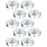 Alberts 843151 Paalkap voor houten palen, flache Form, thermisch verzinkt, Ø80 mm, 10er Set
