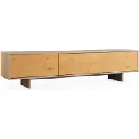 Idimex Lowboard ARTO 185 cm met fronten van massief hout – eiken/kasjmier