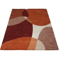 Veer Carpets Vloerkleed abstract /bruin 230 x 330 cm