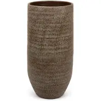 HS Potterie Vaas tokio d25h50cm bruin