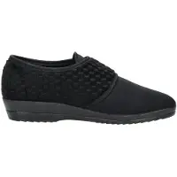 Comfort Plus Dames pantoffels met stretch Pantoffels Dicht - Zwart - Maat 36