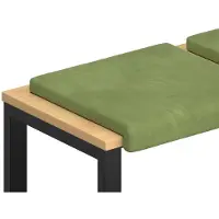 vidaXL Bankkussen 4 st fluweel Lichtgroen Diepte 35 cm
