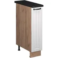 Vicco Apotheekkast Fame-Line Wit Landhuis/Goudkleurig Eiken 20 cm, WB Antraciet, Model 62138