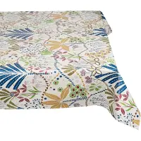 ANRO Tafelkleed Ethno Meerkleurig Ovaal 220x140cm Rechte rand Afwasbaar Waterafstotend