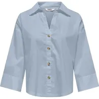ONLY Onlsaki bersa 3/4 shirt cc wvn cashmere blue