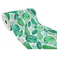 DecoMeister Badkamermat Monstera Bladeren Groen 65x200cm Antislip PVC