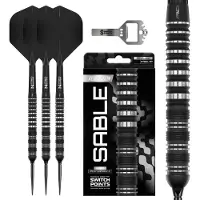 Red Dragon Sable Black Parallel Switch Point 90% - Dartpijlen