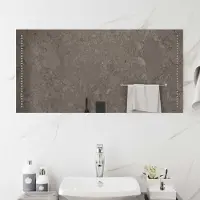 Syfax LED Badkamer Spiegel Doorzichtig 100 x 50 cm gehard glas