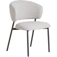 Light & Living Light&living Eetkamerstoel 62x57x81 cm TIBALT beige+antiek brons - set van 2