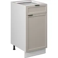 Vicco Fame-Line Onderkast voor spoelbak/kookplaat – 40 cm, WB Marmer GrijsBeige