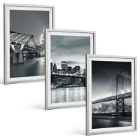 Tulup 4-Delige Schilderij Set - Bruggen en stedelijke architectuur in grijstinten - 40 x 60 cm - Decoratieve Schilderijen - Wanddecoratie - Hal - Interieur Decoratie