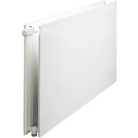Kermi Therm-x2 Plan Hygiene-ventielradiator Type 20 605x605mm ventielpositie rechts PTV200600601R1K