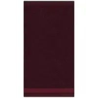 Zwoltex Rondo 2 - Handdoek - Borduurwerk - 30x50 cm - Bordo