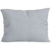 Zelesta Special Seersucker Kussensloop Set van 2 - Parelmoerblauw 60x70cm
