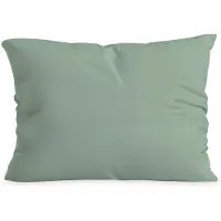 Zelesta Special Mousseline Kussensloop Set Van 2 - Eucalyptusgroen 60x70cm
