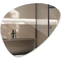 Coloray Wandspiegel - Spiegel in Organische Vorm - Decoratieve Organische Spiegel - Spiegel voor Woonkamer in Organische Vorm - Moderne Spiegel - 50x70 cm