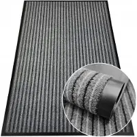 Oxide Grijze Deurmat 80x120 cm - Antislip Buitenmat voor Schoenen