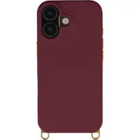 Selencia Rivièra MagSafe Backcover met afneembare haakjes voor de Apple iPhone 17 - Bold Burgundy