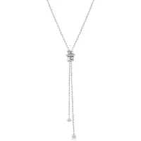 Ania Haie Silver Twisted Rope Necklace S