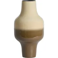 Light & Living Light&living Vaas deco Ø27,5x50 cm SINDO taupe+donker bruin