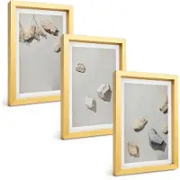 Tulup 4-Delige Schilderij Set - Boho strandstenen minimalistische decoraties - 20 x 30 cm - Muurdecoratie - Interieur Decoratie - Decoratieve Schilderijen