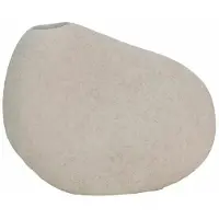 HS Potterie Vaas decosteen kemi d30h25cm beige