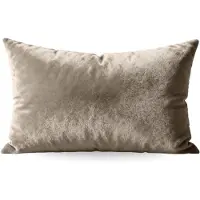 Zelesta Flanel Uni Kussenslopen set van 2 - Taupe 80x80cm