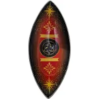 AW Gifts Enamel Incense Bowl - Aluminum - Pagan Triquetra