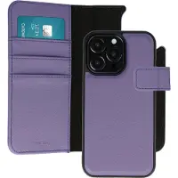 IMoshion Uitneembare 2-in-1 Luxe Bookcase voor de Apple iPhone 13 Pro - Paars