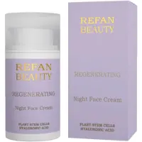 Refan Redenerende gezicht nacht creme met Gardenia stem cellen en hyaluron - squalaan - verjongt 50ml