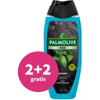 Palmolive 2+2 Gratis: Men 3-in-1 Body Face Hair Etherische Oliën Munt Cedernaalden 500 Ml