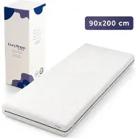 CozySense Basic Matras 90x200 cm – Eenpersoons – CertiPUR-US PU-schuim – OEKO-TEX Afneembare Hoes – 13 cm Dik – Medium