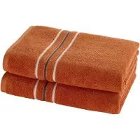 MOODIT Douchelaken Bronze - set 2 st. - 70 x 140 cm - 100% Katoen