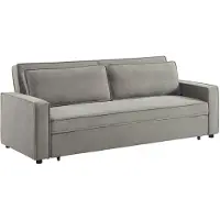 Sweeek 3 zits slaapbank corduroy verstelbaar Lichtgrijs