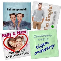 Exs Condoomfolies met eigen bedrukking - 10 stuks